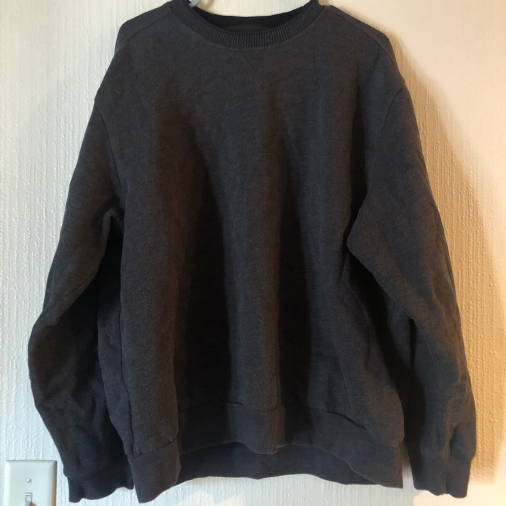 Arrow vintage oversized gray sweater grandpa long sleeve